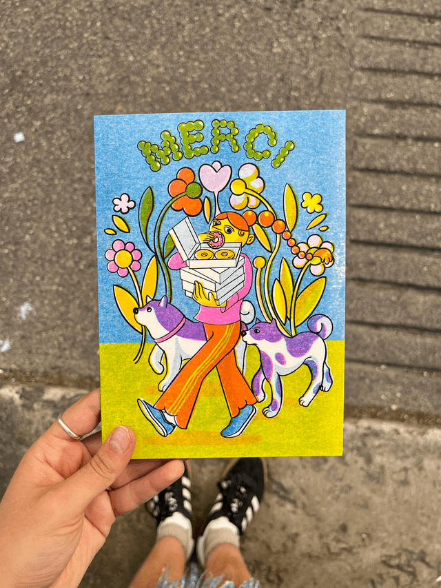 GREETING CARDS/ CARTES DE VŒUX/ Merci