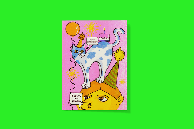 GREETING CARDS/ CARTES DE VŒUX/ Joyeux anniversaire 